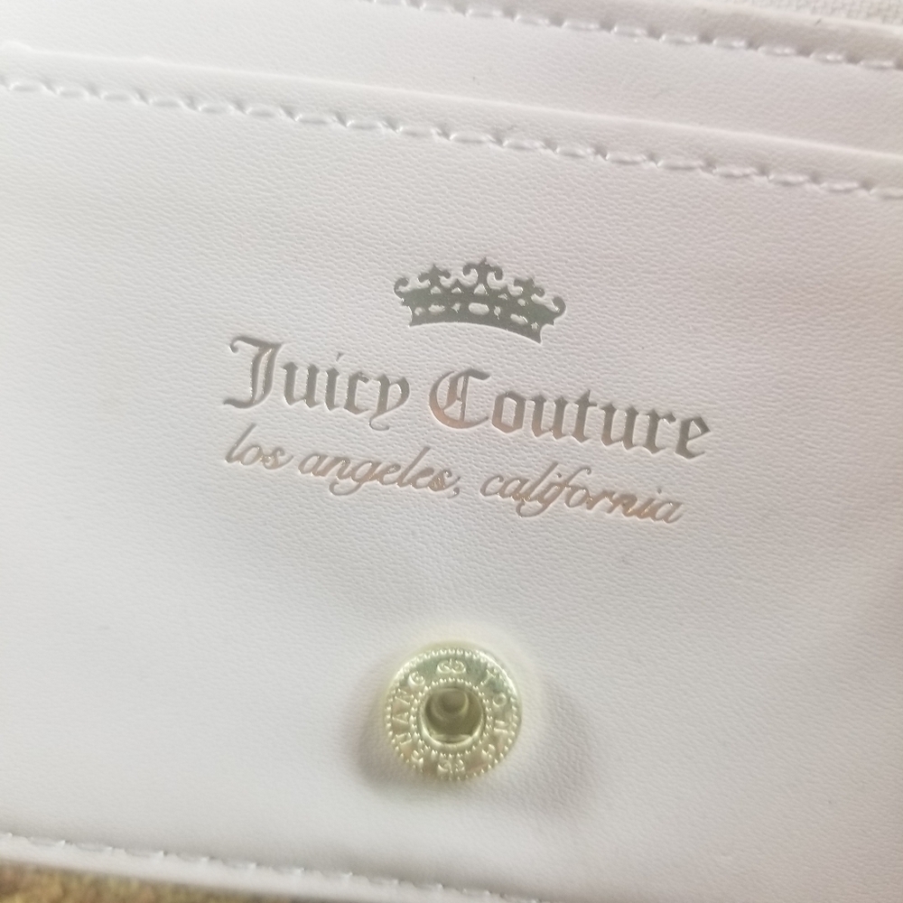 Juicy Couture snakeskin print Keychain wallet card holder - Picture 4 of 7